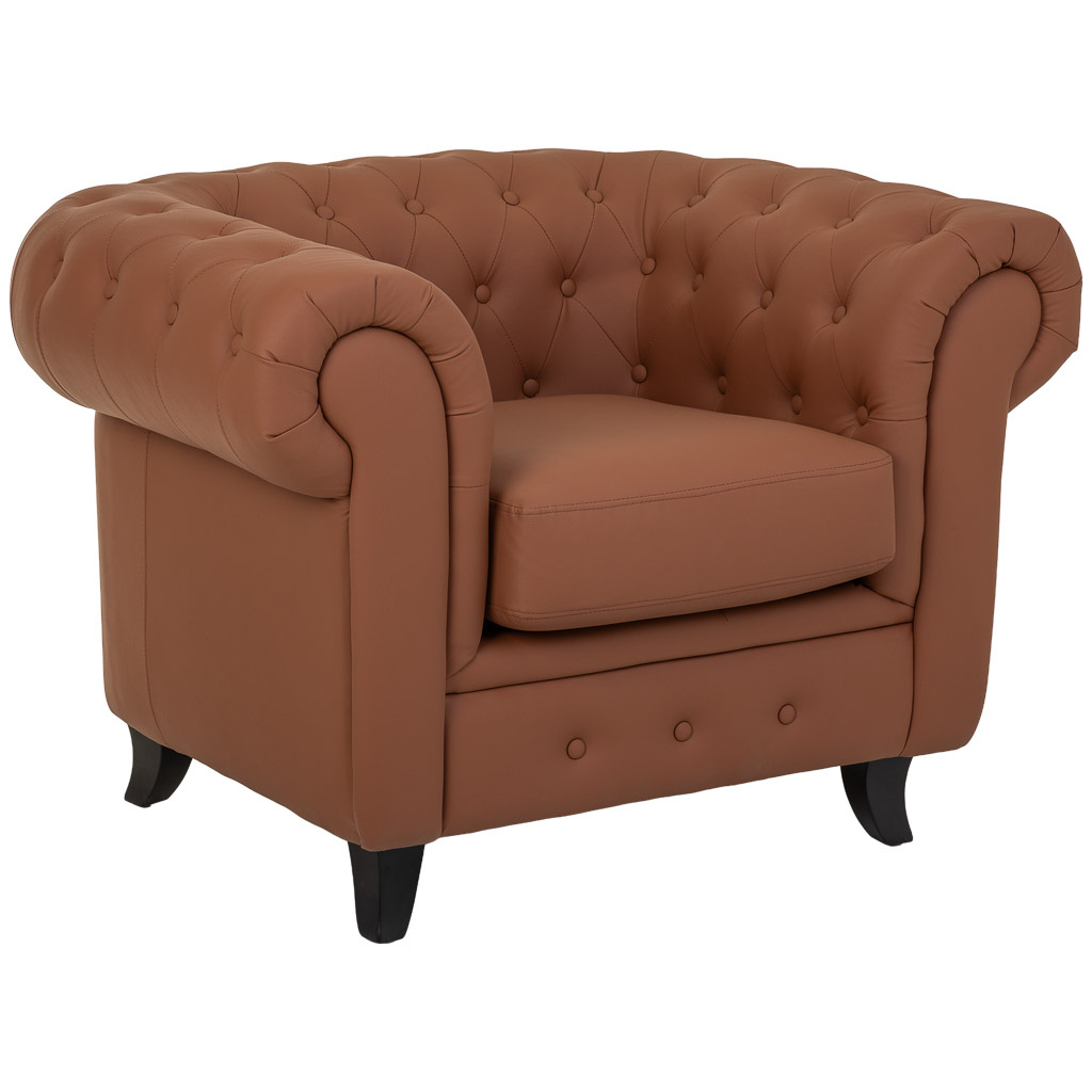 Wonderlust Deco - Sillon mousse mocha 110x81x77h cm Marrón 110x81x77h cm