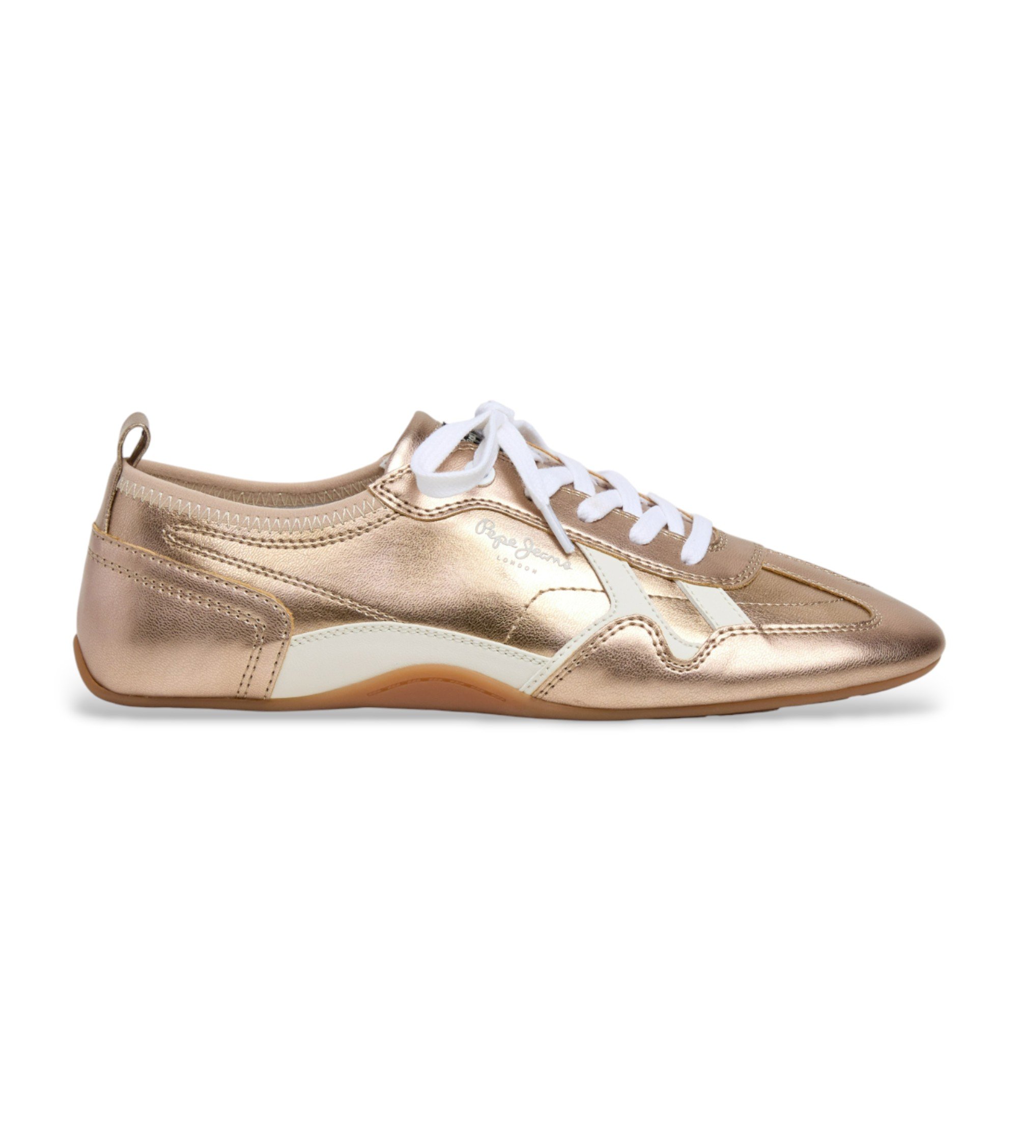 Pepe Jeans | Mujer | Zapatillas Noa Shine dorado