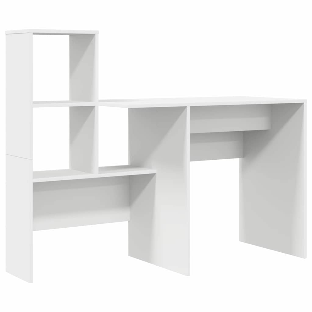 vidaXL Escritorio con cajón 131,5 x 50 x 106,5 cm Madera de ingeniería