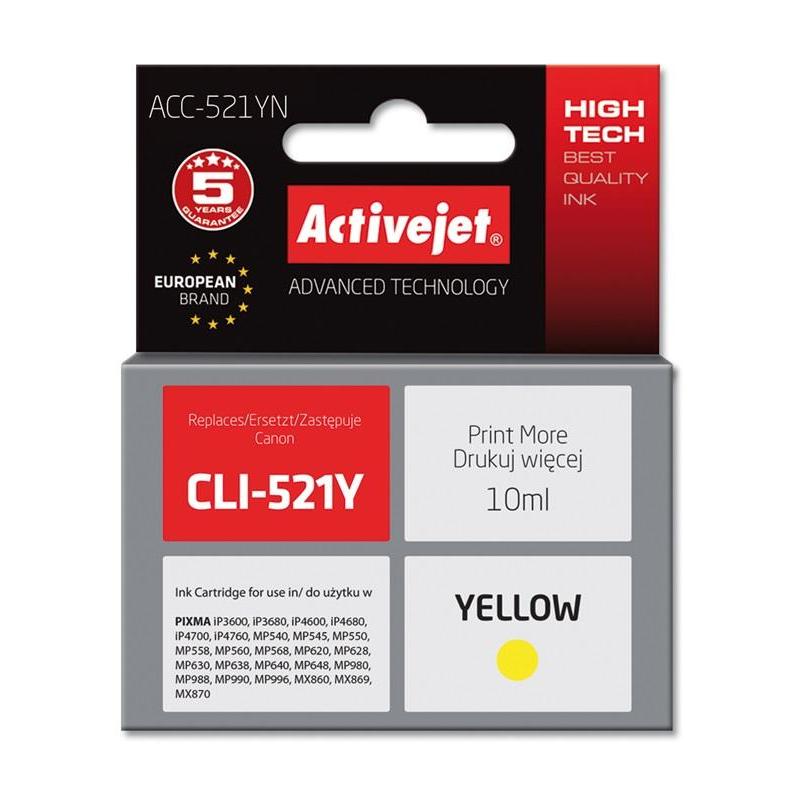ActiveJet ACC-521Y Inkjet/Ink Jet Clone/regenera