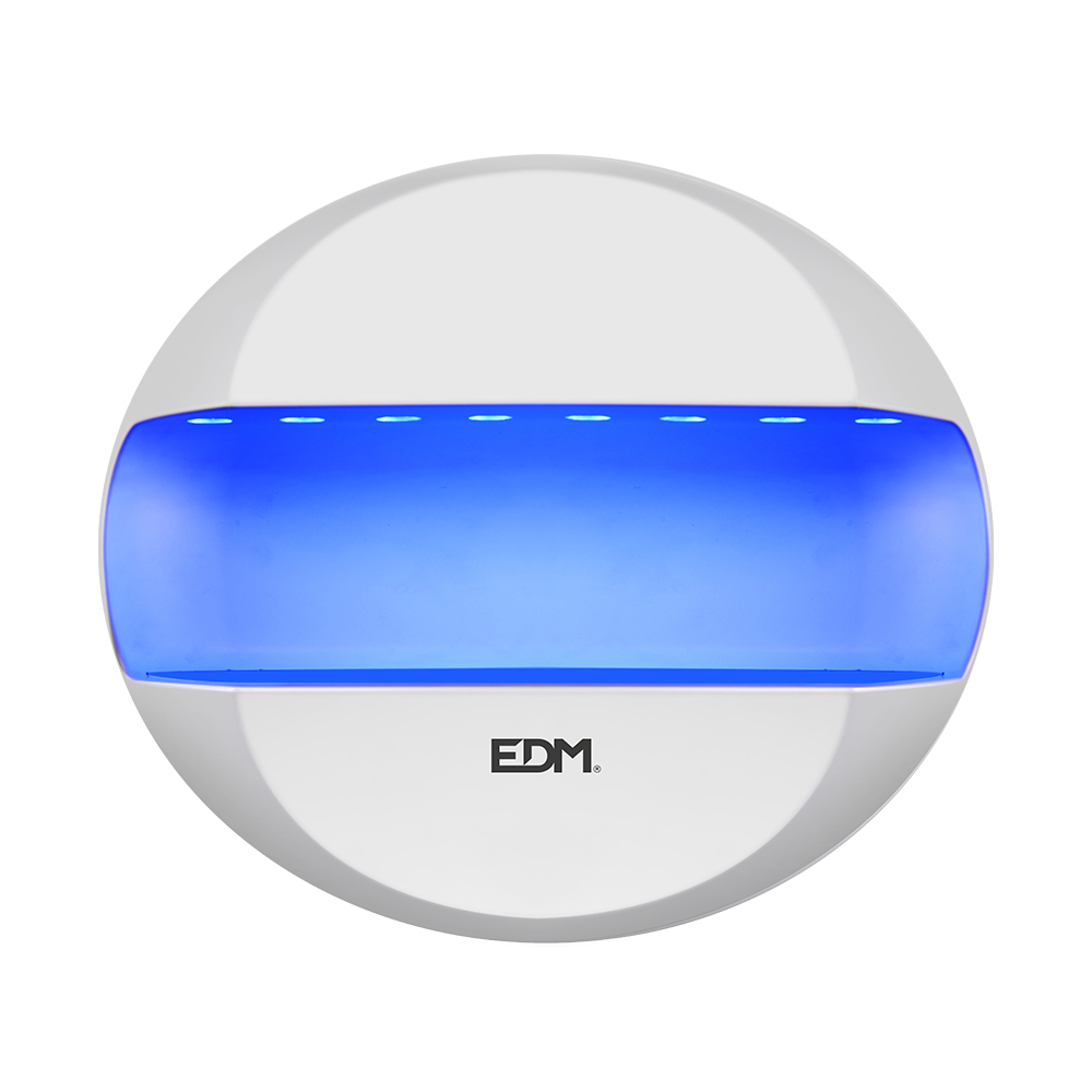 atrapa insectos led con placa adhesiva 5w 33,5x12x29,5cm edm