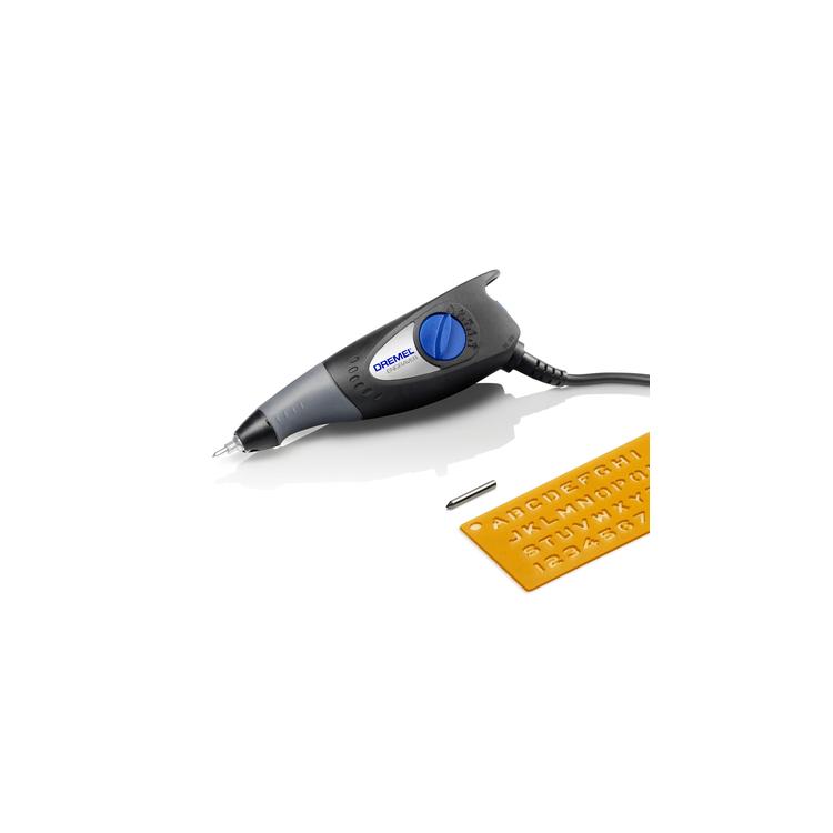 Dremel - Grabador Eléctrico (290-1) - 3.600 PPM (Percusiones), Incluye 1 Punta de Carburo y 1 Plantillaa de Diseño