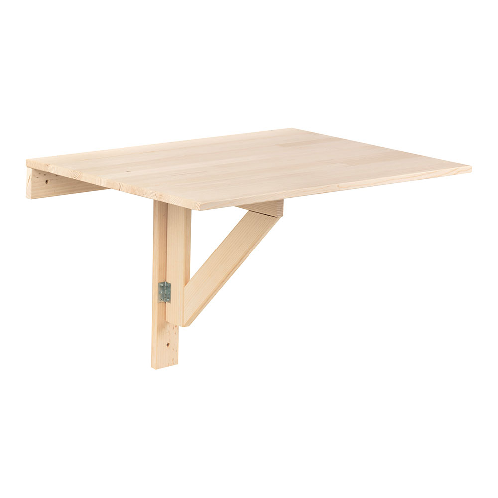 Mesa plegable madera de pared, 79x59x2cm. astigarraga