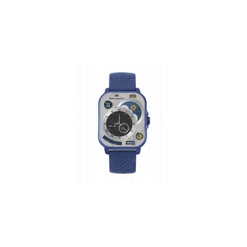 Reloj Mark Maddox Smartwatch Silicona Azul Hs2005-30