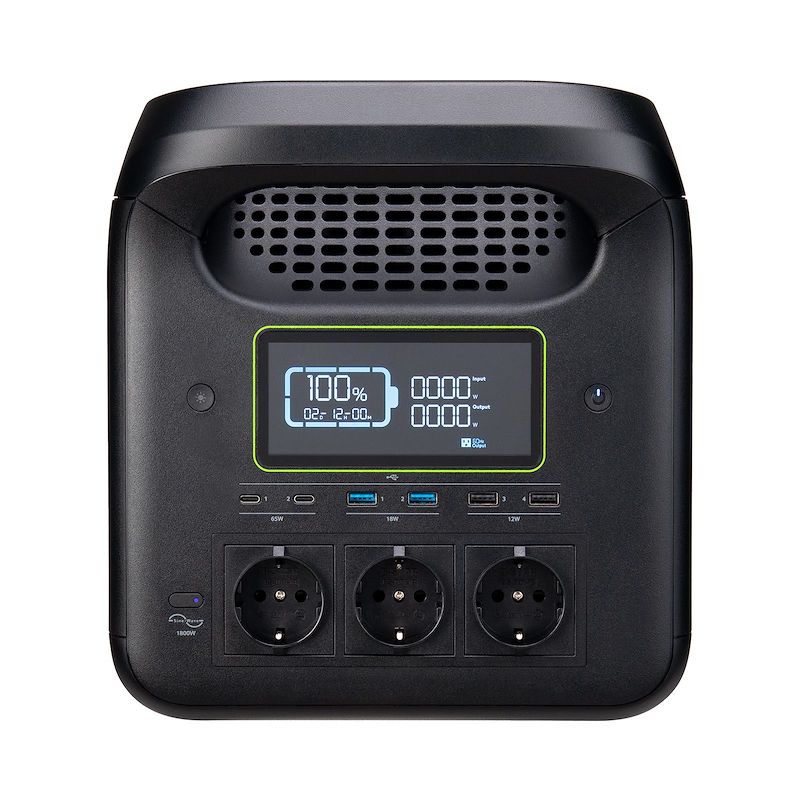 Cargador Acer APS321  | Carga portátil, Alta capacidad, Múltiples salidas, Protección completa, Display LCD