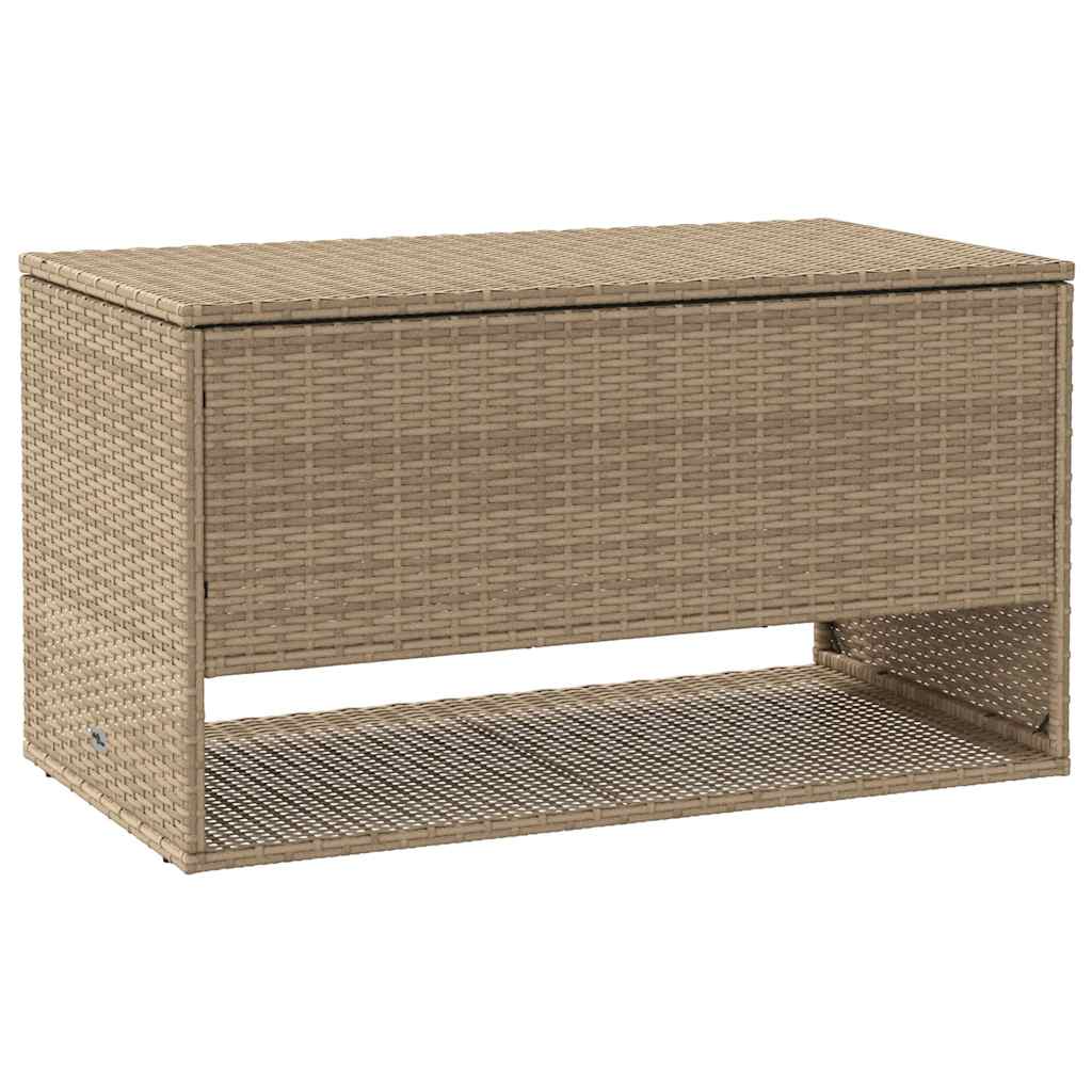 vidaXL Cojines para exterior beige 100x55x55,5 cm ratán sintético