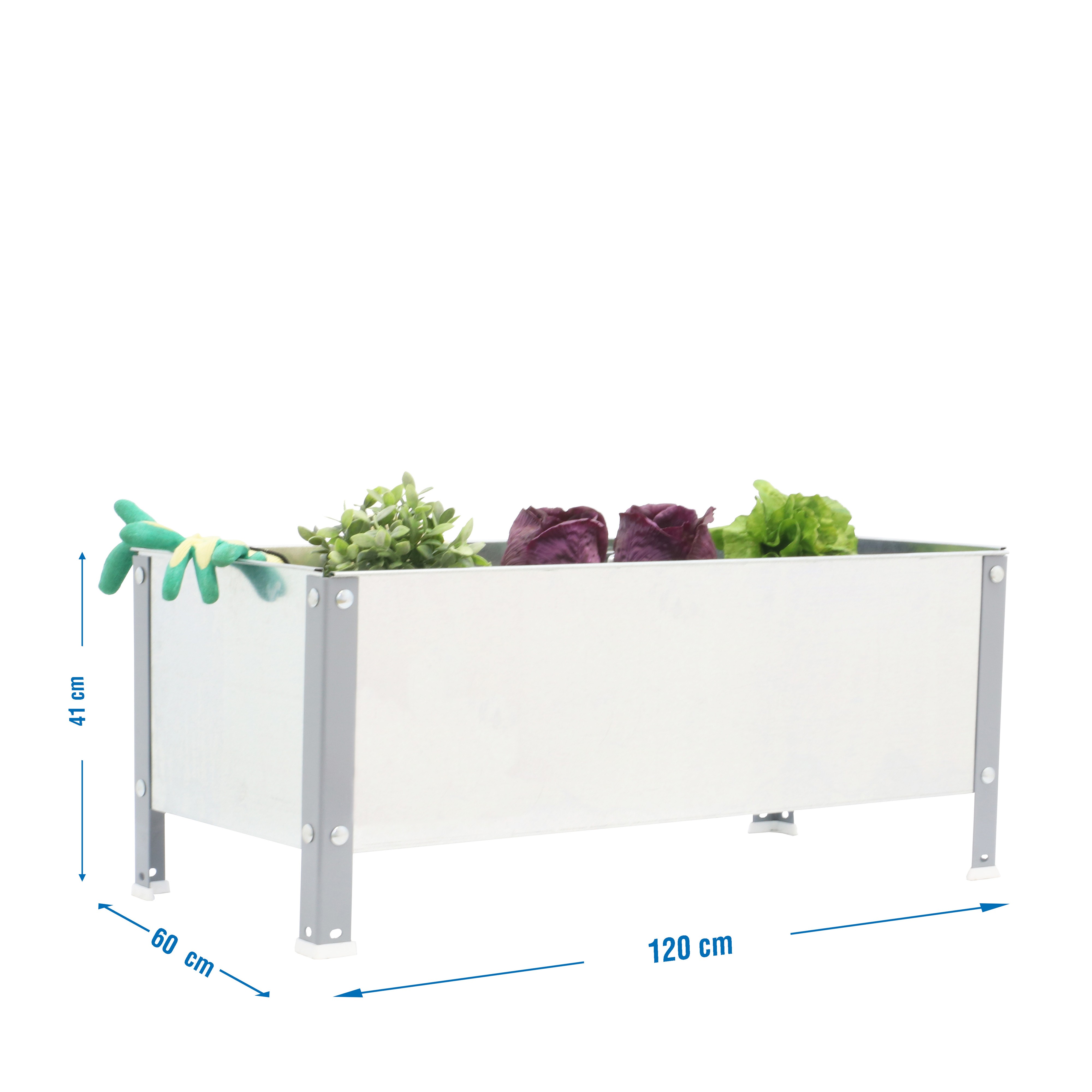 Estantería SIMONRACK Simongarden urban 410x900x400 gris/galva-100l