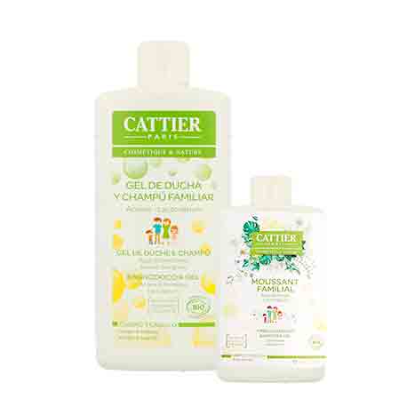 Gel de ducha y champú familiar - Cattier