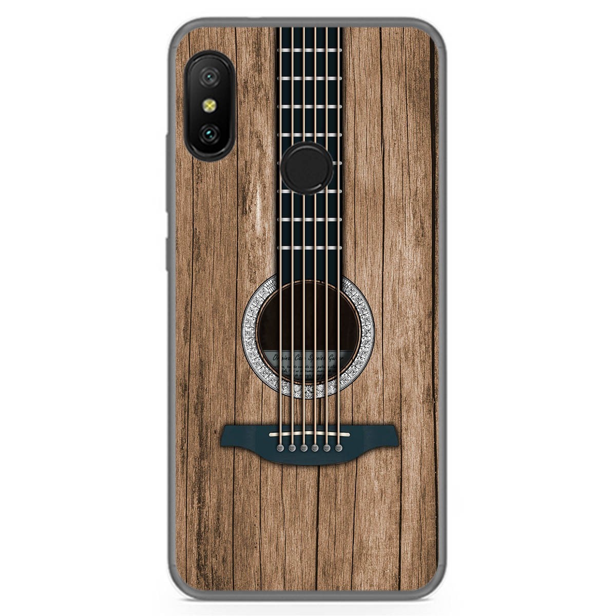 Tumundosmartphone Funda Gel Tpu para Xiaomi Redmi 6 Pro / Mi A2 Lite diseño Madera 11 Dibujos