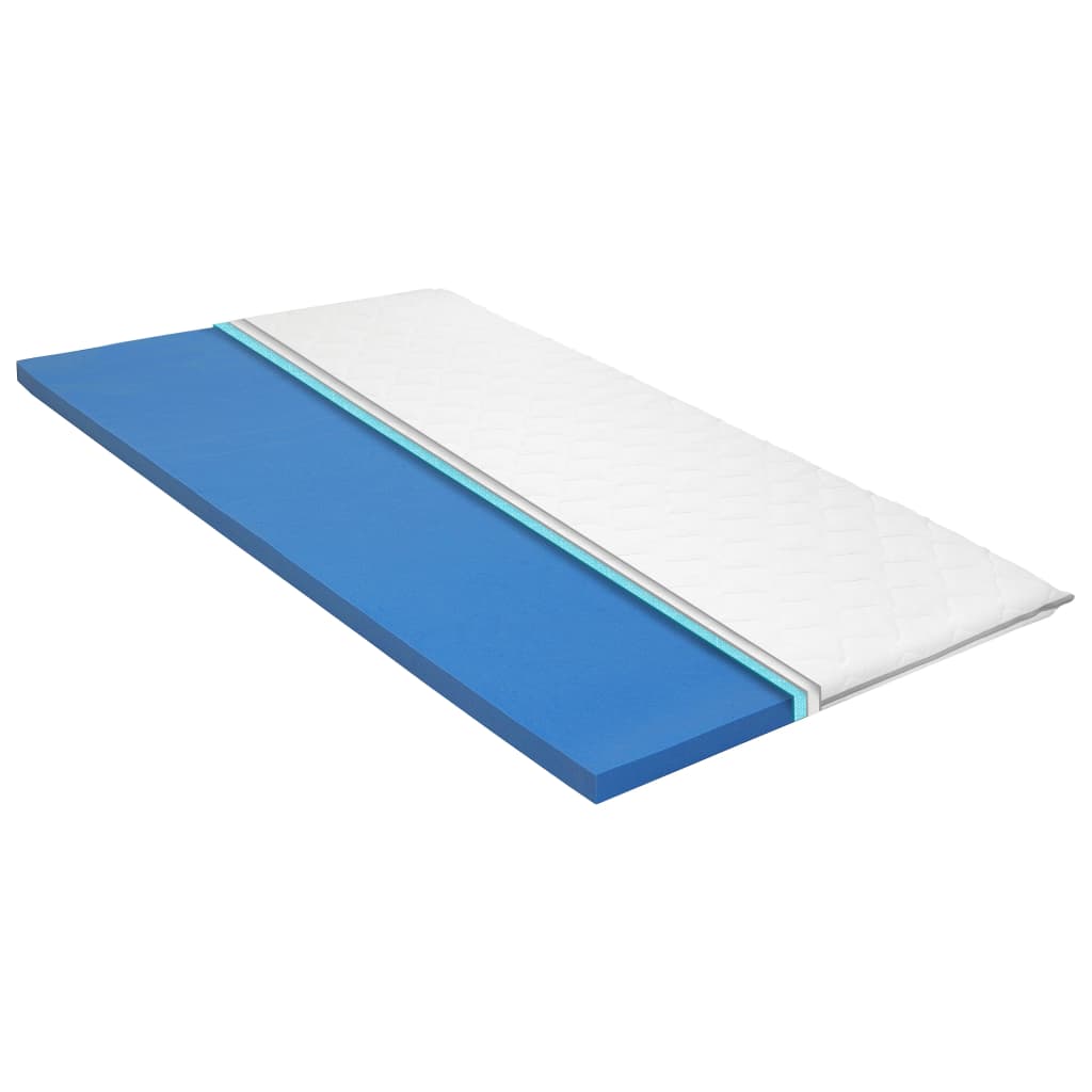 Sobrecolchón Espuma Viscoelástica Grosor de 6 cm Colchón Superior Cama Dimensiones 100 x 200 cm,  80 x 200 cm,  90 x 200 cm y mas