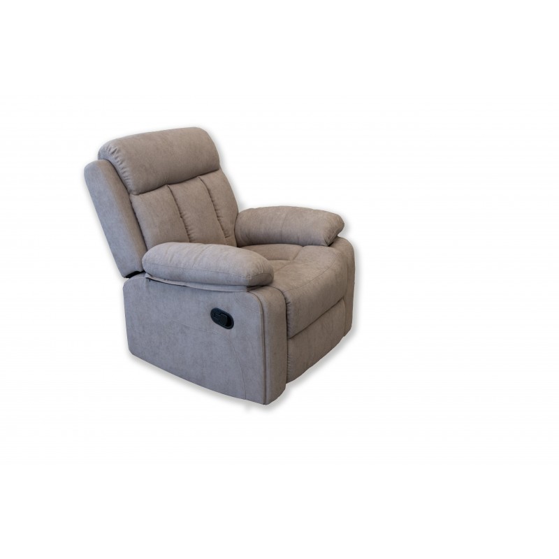 Sillón Relax Nicola 1 Plaza - Tela Antimanchas - Muelles Ensacados - Confortable