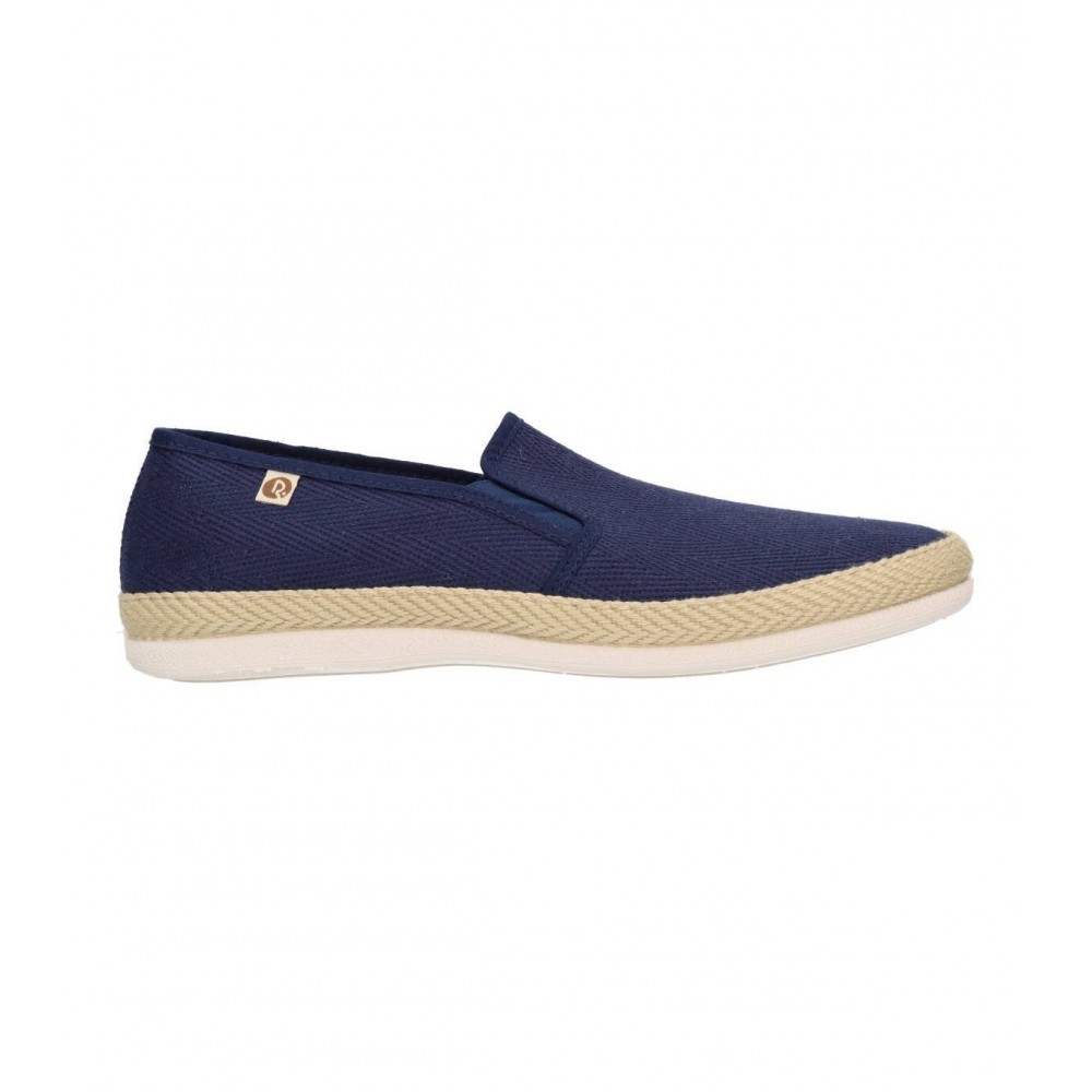 Zapatos de yute y alpargatas hom ROAL P00550MARINO CAMPING ESPIGA AZUL MARINO 25593 XLV