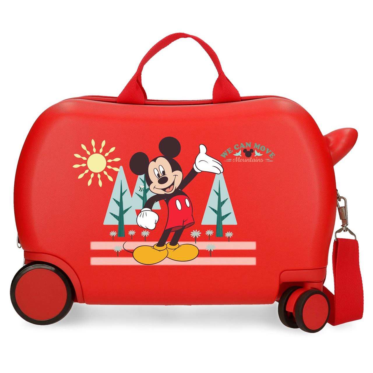 Disney - Maleta infantil Mickey Mountains 45x31x20 cm de ABS rígido y ligero