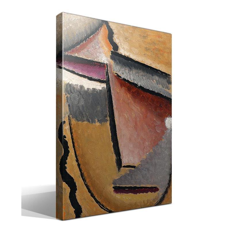 Cuadro Canvas Cabeza Abstracta Retrato De Mela Eschrich de Alexej Von Jawlensky - Decoración de Pared