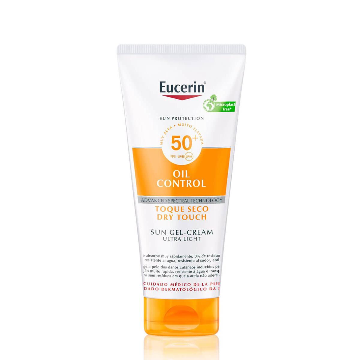 Eucerin sun protection oil control toque seco gel-crema spf50+ 200 ml