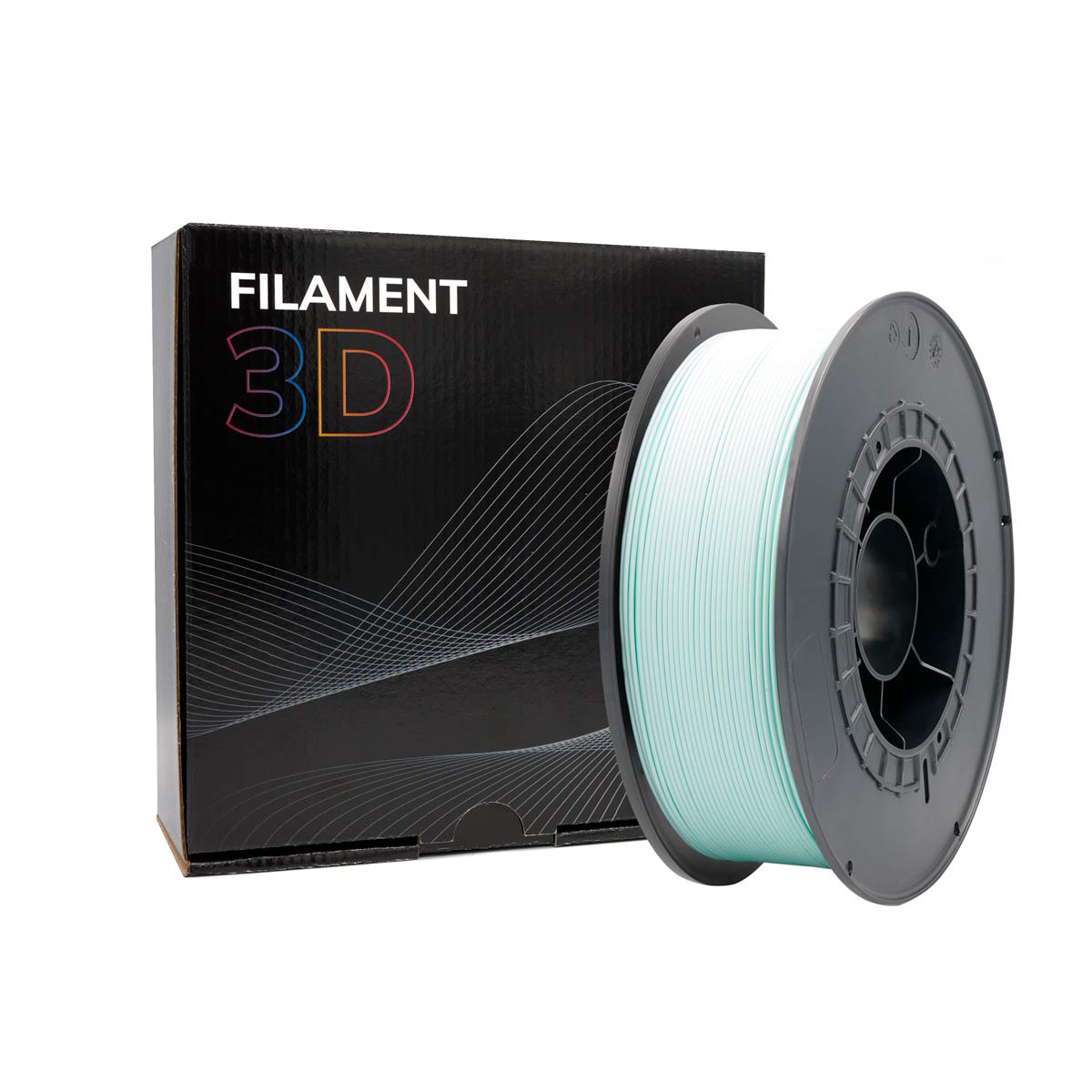 Filamento 3D PLA - Diametro 1.75mm - Bobina 1kg - Colores Negro, Oro, Cobre, Nacar, Transparente, Azul, Fluorescente, Mármol, .....