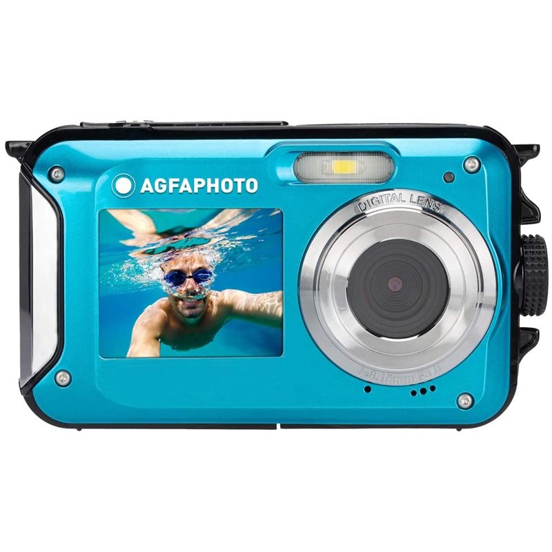Cámara Digital Deportiva AgfaPhoto Realishot WP8000/ 24MP/ Azul