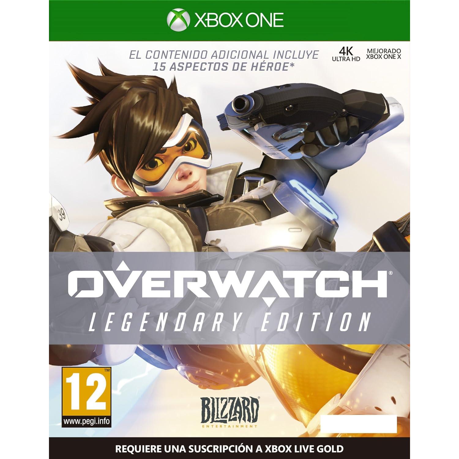 Videojuego OVERWATCH LEGENDARY EDITION - Para XBOX ONE - PAL España - Contenido adicional con 15 ASPECTOS DE HÉROE - 4K ULTRA HD - BLIZZARD