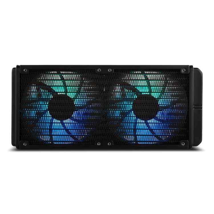 NOX - Refrigerador para PC portátil Hummer M-240 ARGB de 12 cm con iluminación RGB personalizable, flujo de aire 76,67 cfm y diseño silencioso