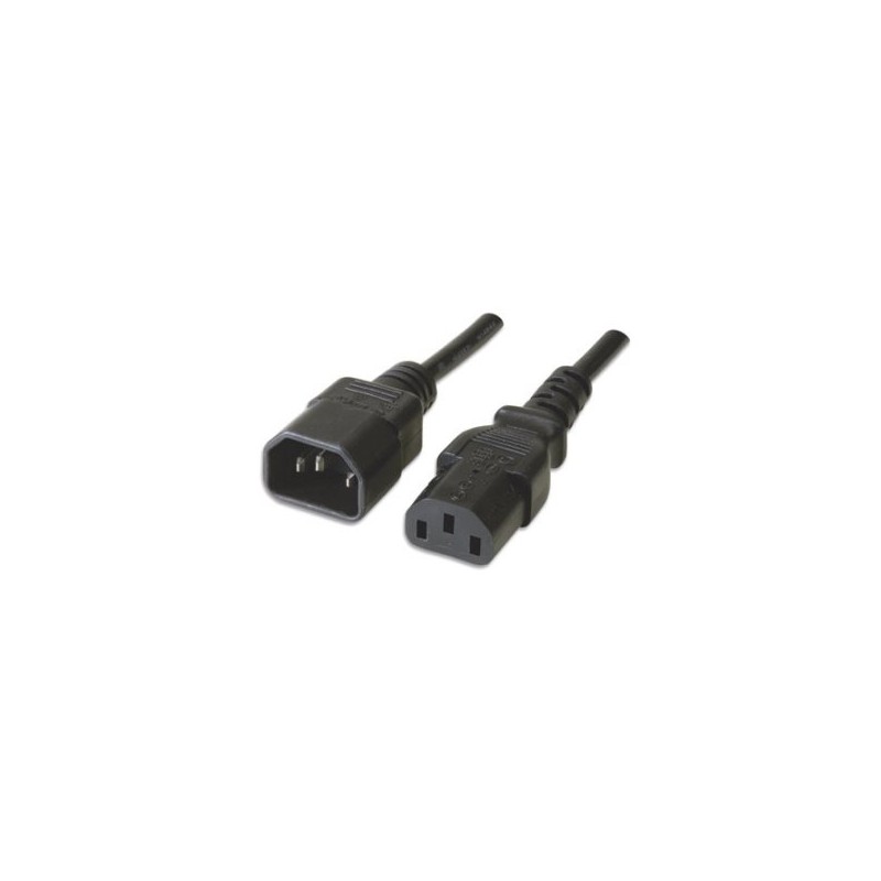 Ewent - EC1913 cable de transmisión Negro 1,8 m C14 acoplador C13 acoplador EC1913