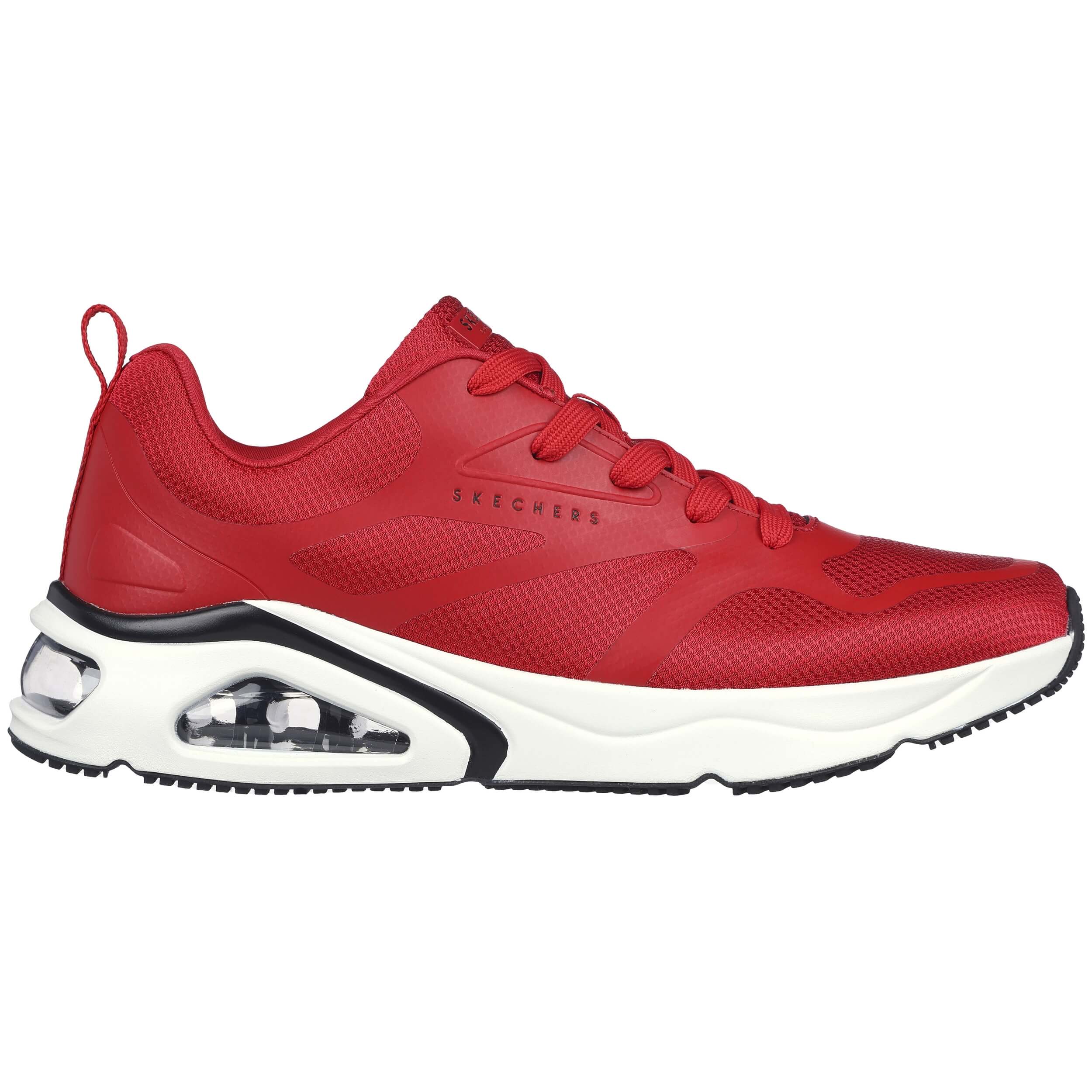 Zapatillas Skechers Tres-Air Uno -Revolu para hombre en color rojo