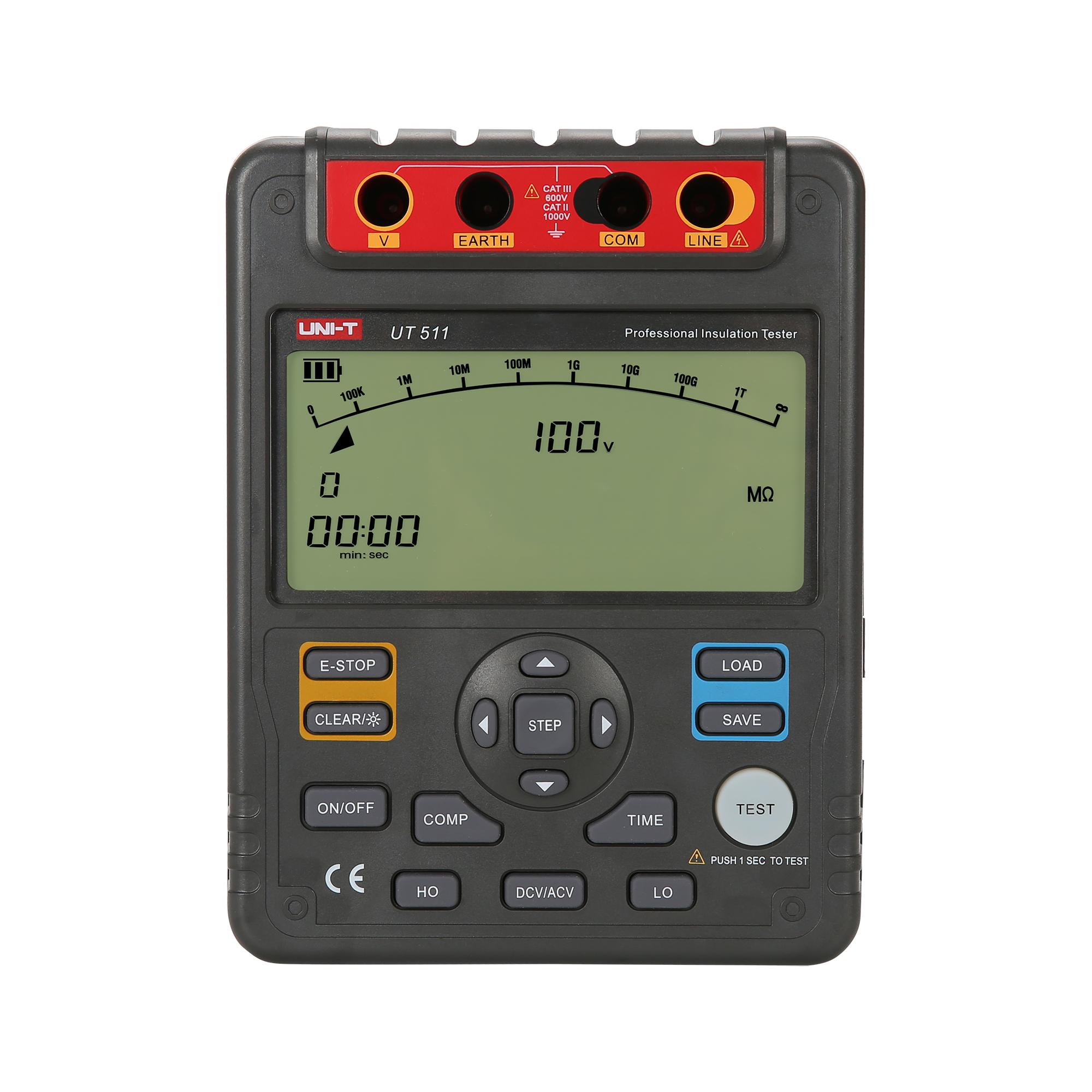 Medidor de resistencia de aislamiento Uni-t UT511