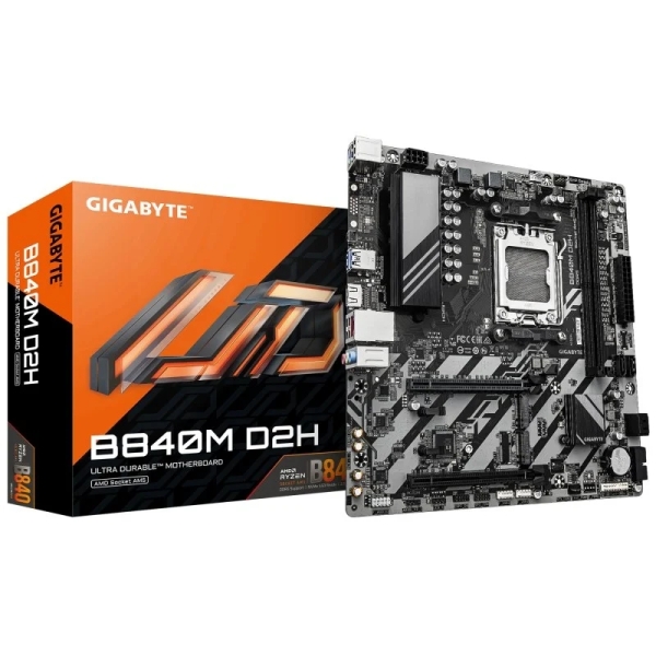 Gigabyte b840m d2h placa base amd am5 - 2x ddr5 - hdmi - microatx