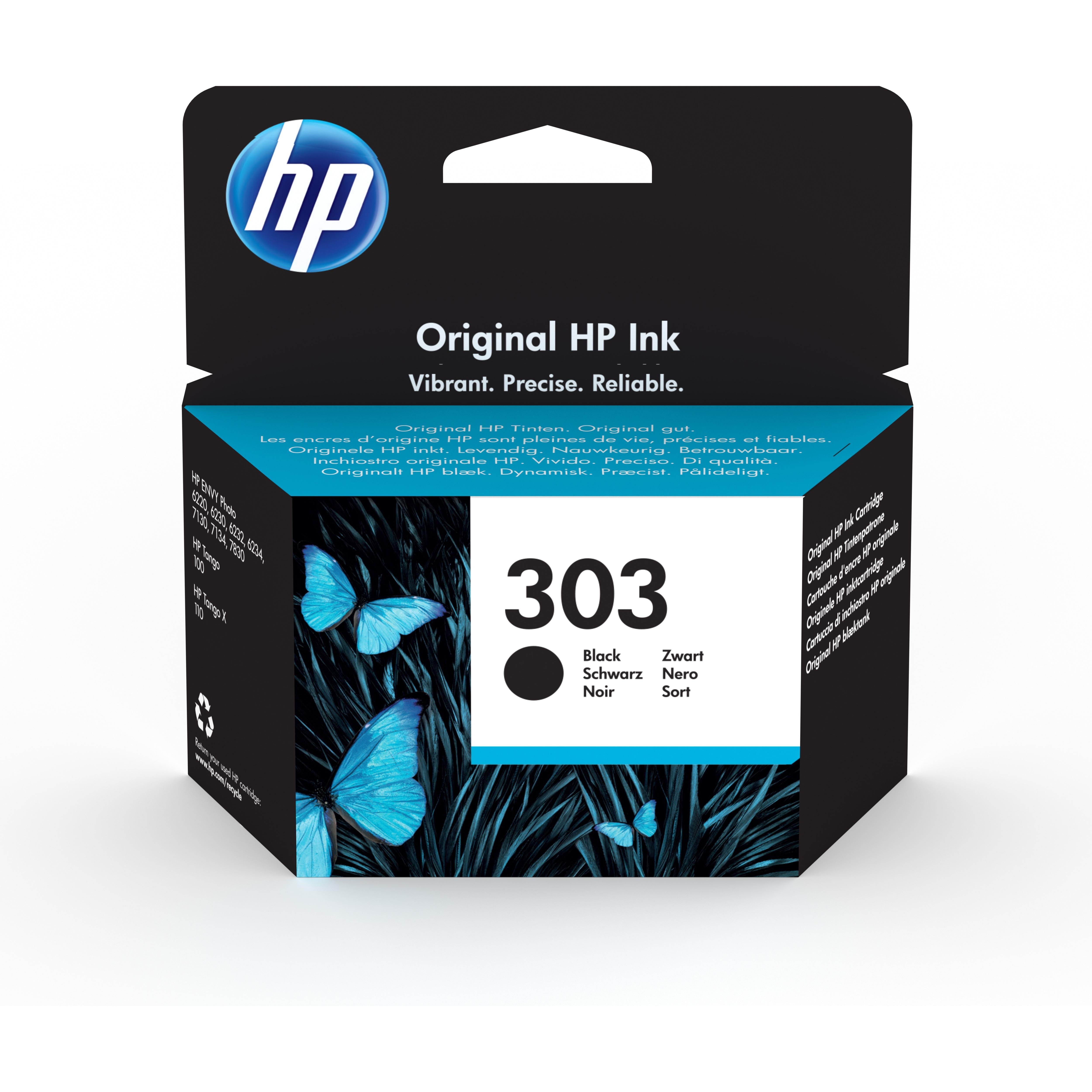 HP Envy Photo 6230,7130,7134,7830 Cartucho n�303 Negro
