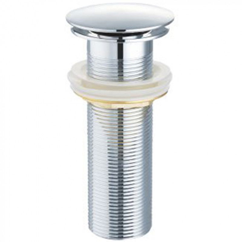 Imex VCC010 válvula de desagüe click-clack para lavabos de sobremesa en latón cromado