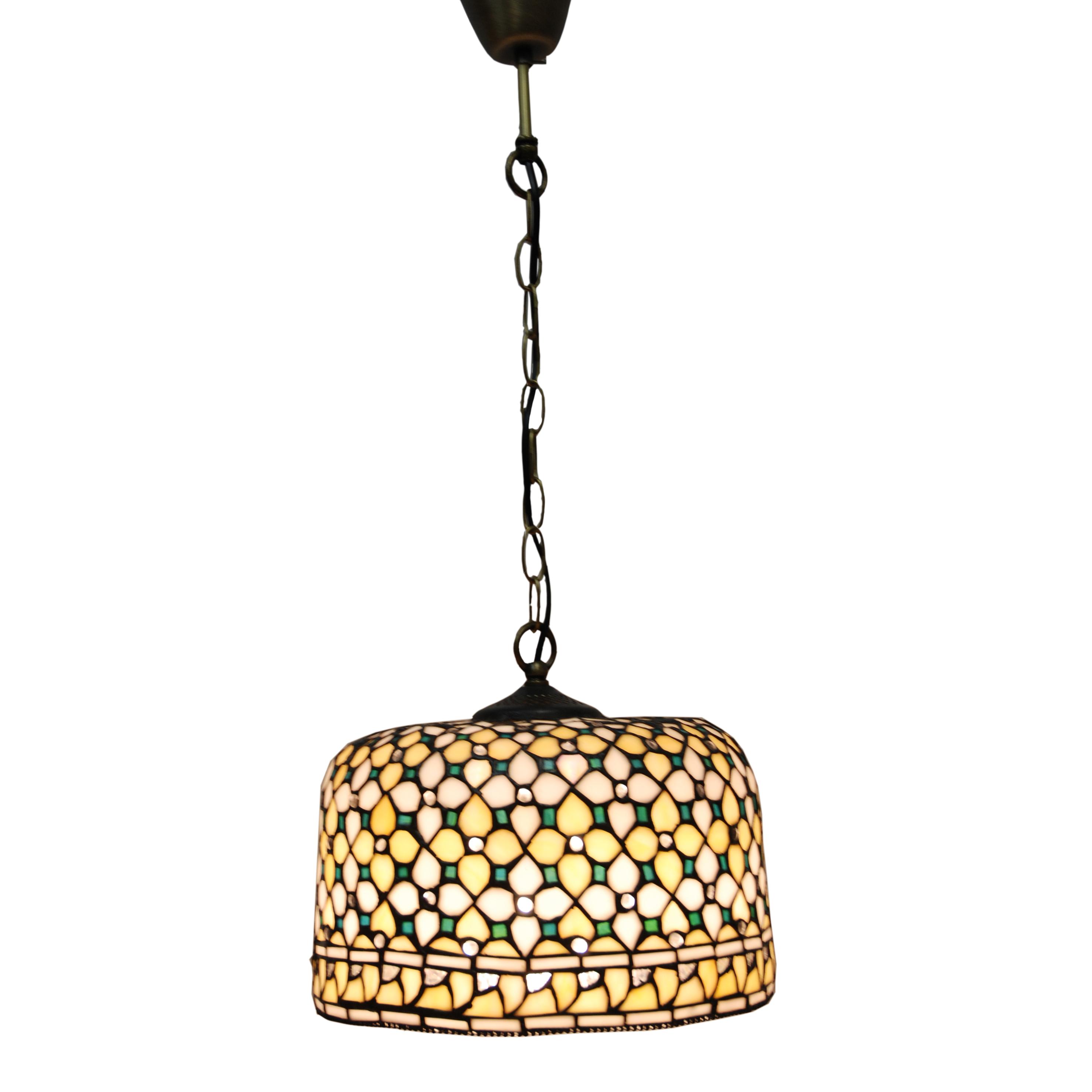 Colgante de techo menor diámetro 20cm con cadena Serie Queen FIJALO LG213799