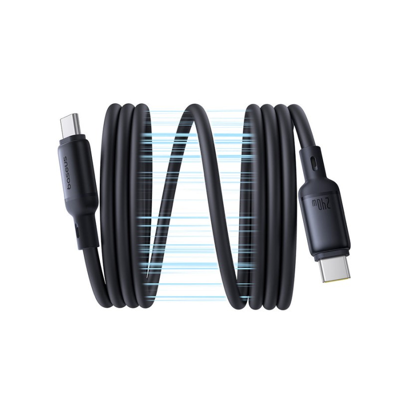 Baseus - PicoGo cable USB 1 m USB C Negro P10376800121-00