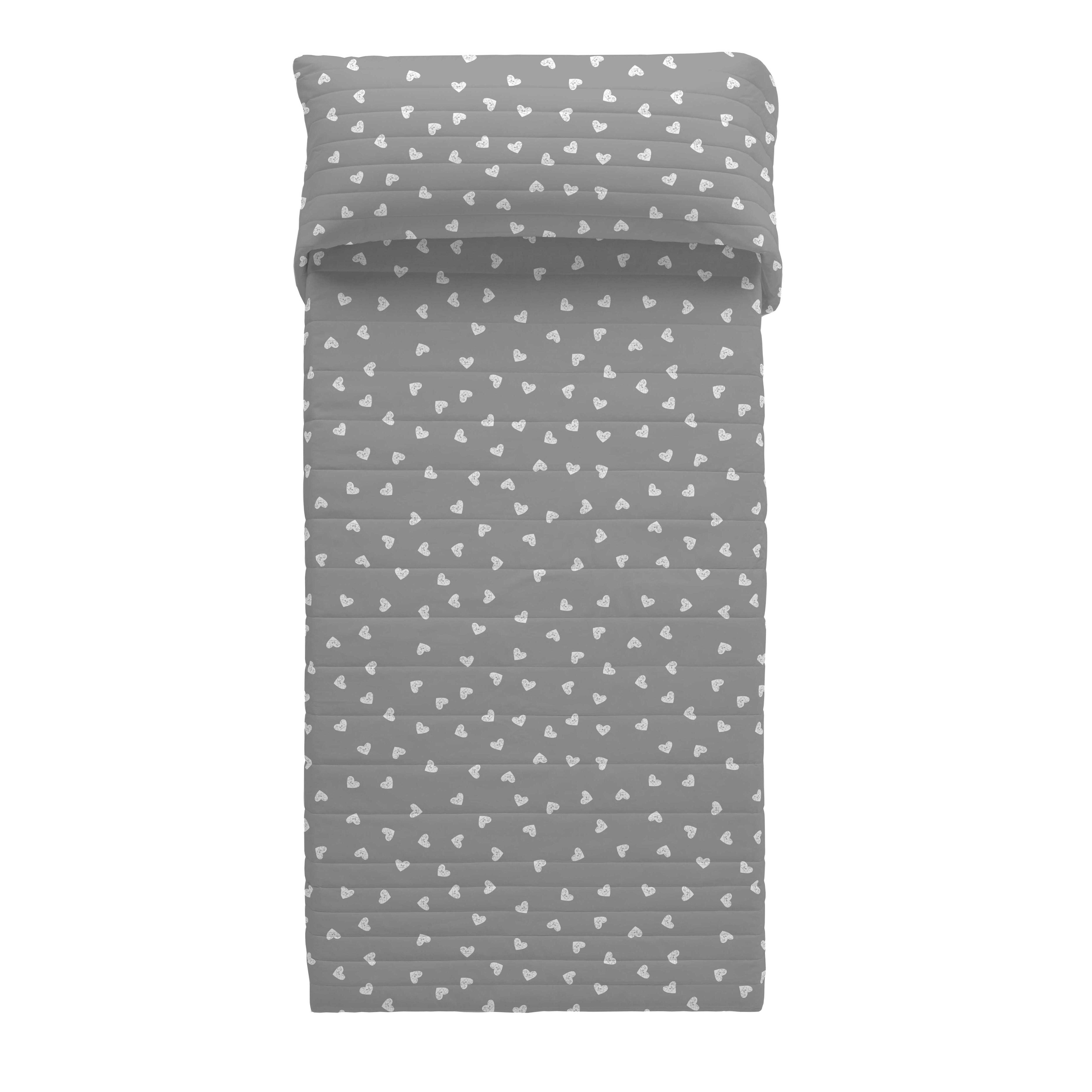 COLCHA BOUTI 100% ALGODÓN LOVE DOTS POPCORN FABRICADO EN ESPAÑA