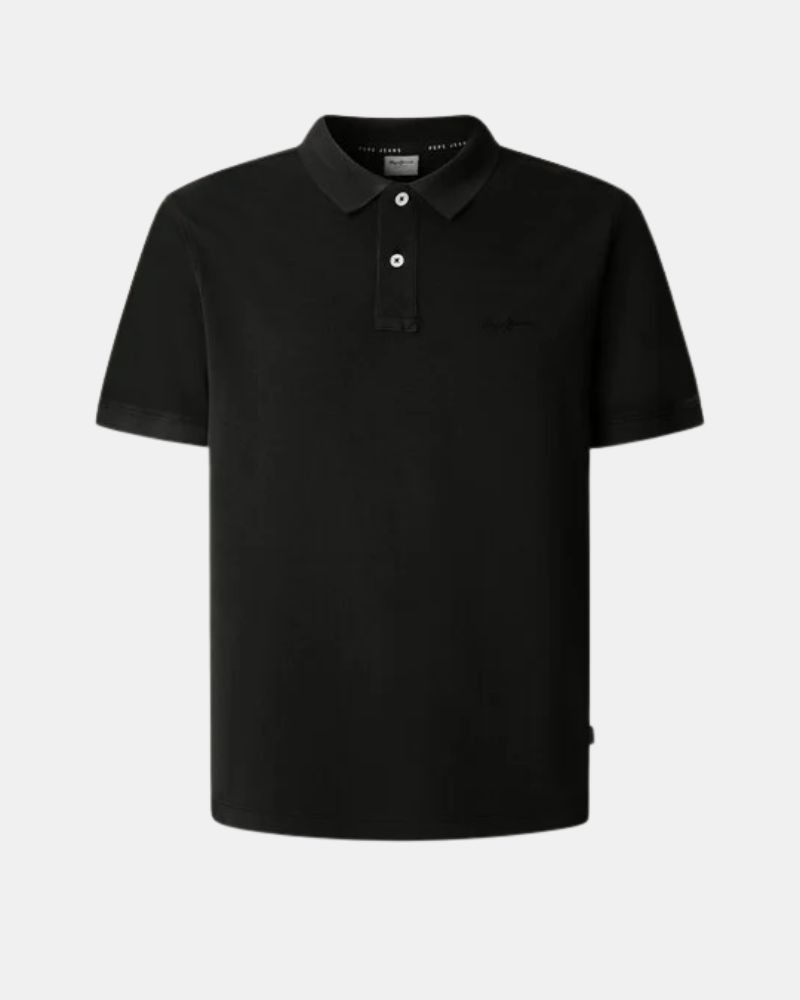 PEPE JEANS PM542099 NEW OLIVER GD Camisetas Manga corta Polos Hombre Negro