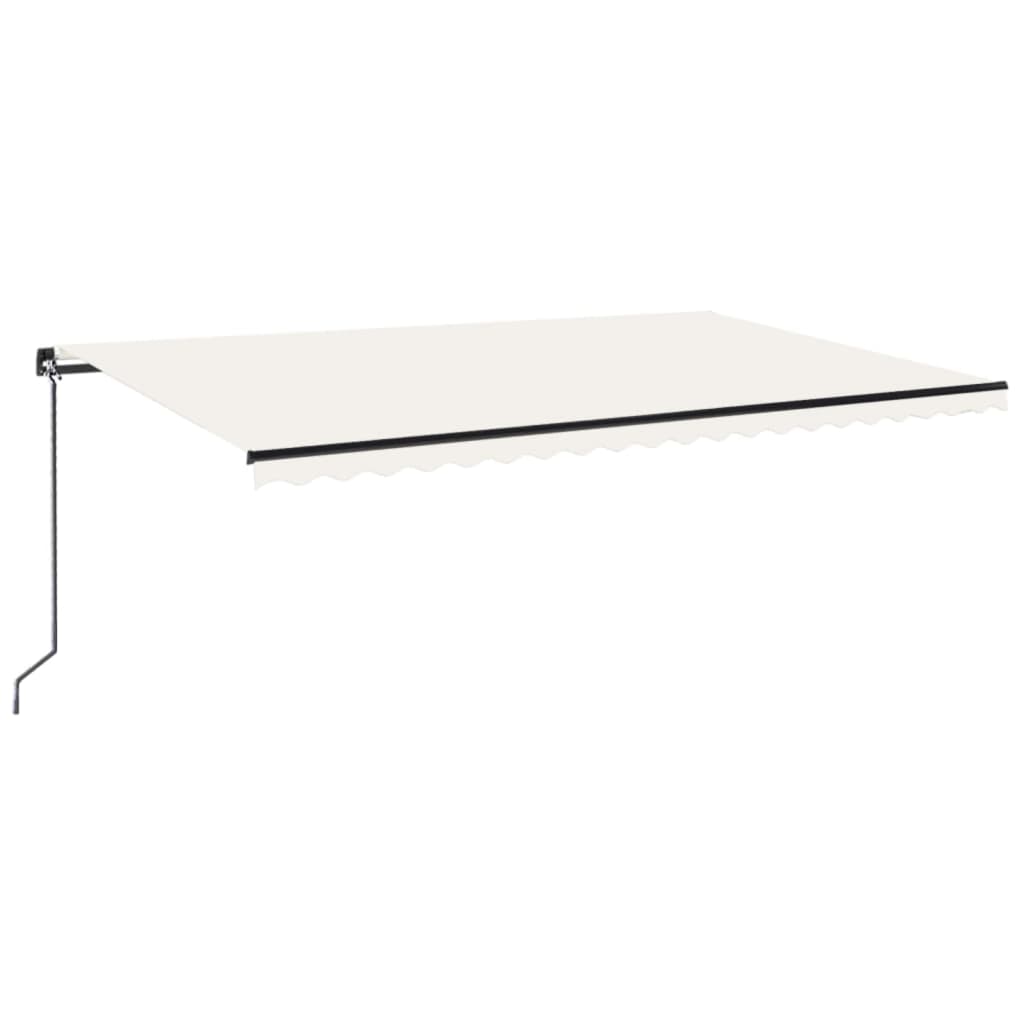 vidaXL Toldo Retráctil Poliéster y Acero 500 x 300 cm Multicolor