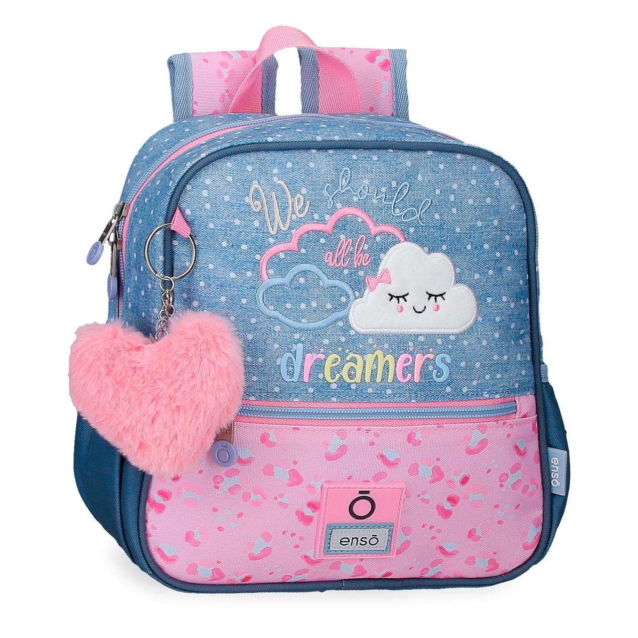 Mochila escolar Enso Dreamers denim