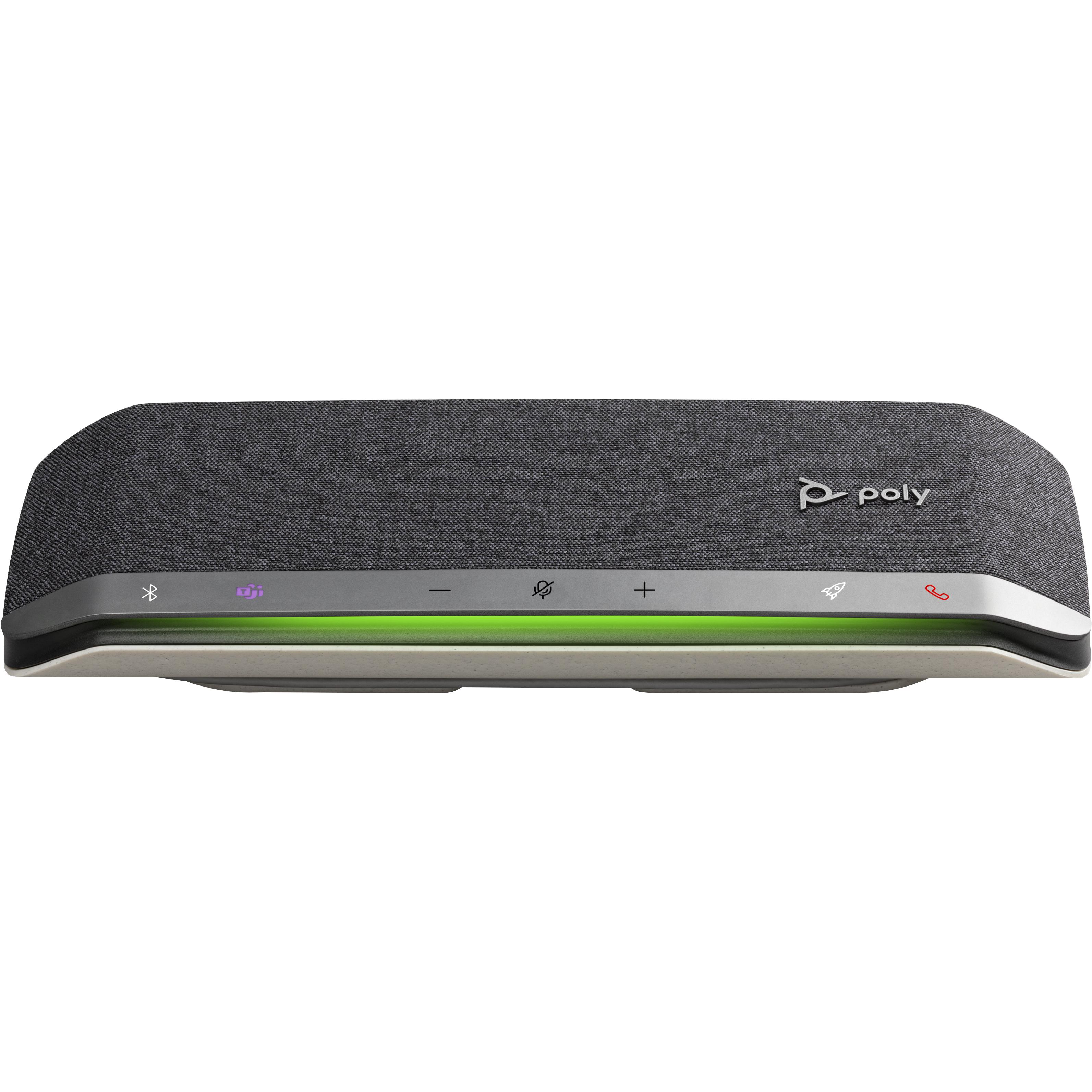 Poly hands-free usb-a and usb-c speaker with microsoft teams sync 40+ and usb-a bt700 adapter