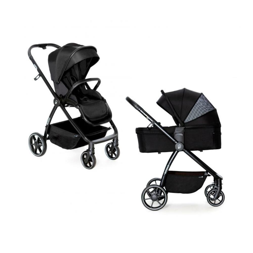 Carrinho de bebé 2 em 1 Asalvo Duo Rodas Black