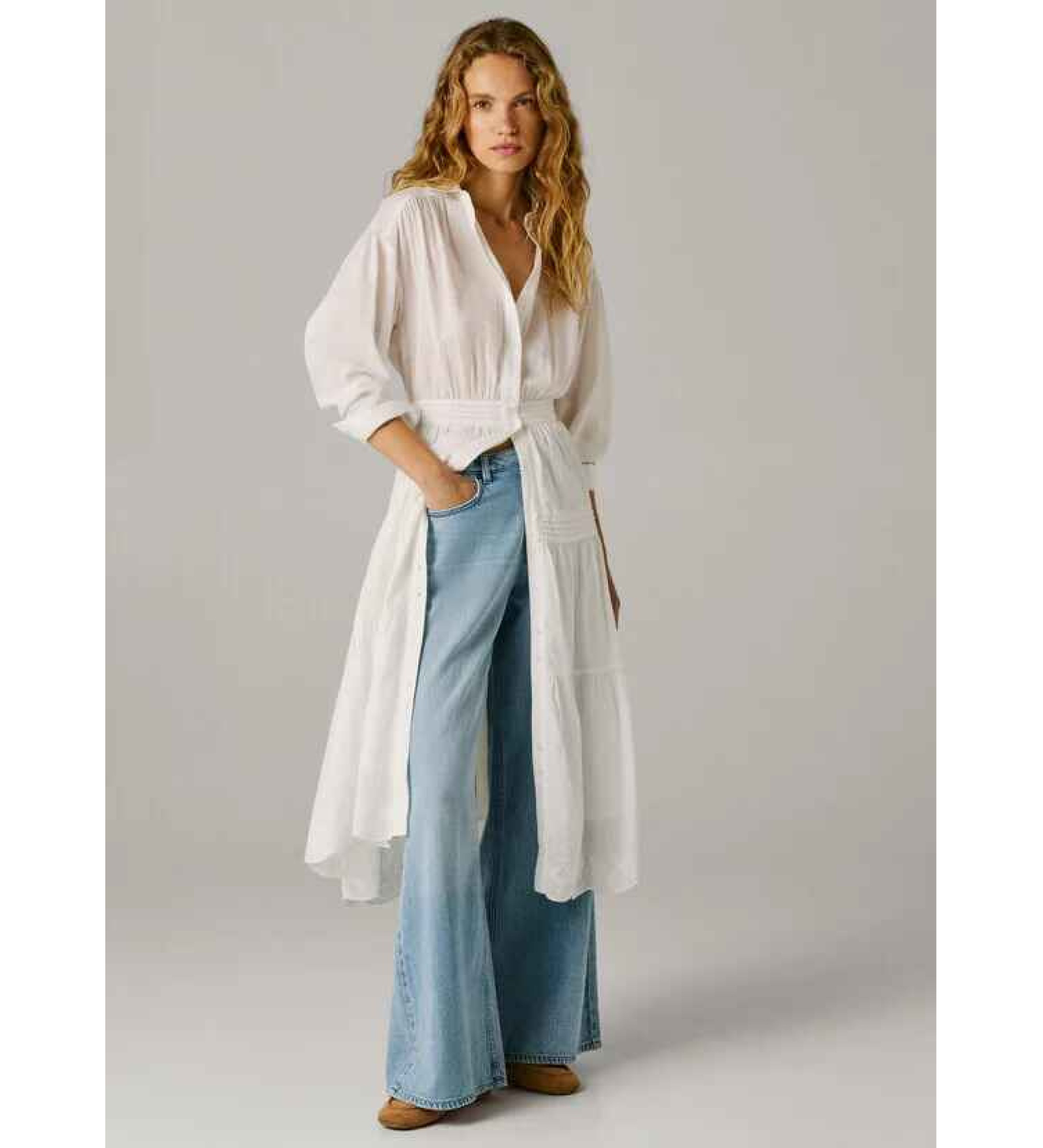 Pepe Jeans | Mujer | Vestido Celeste blanco