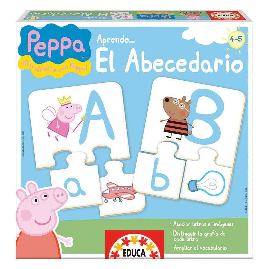 JUEGO APRENDO EL ABECEDARIO PEPPA PIG