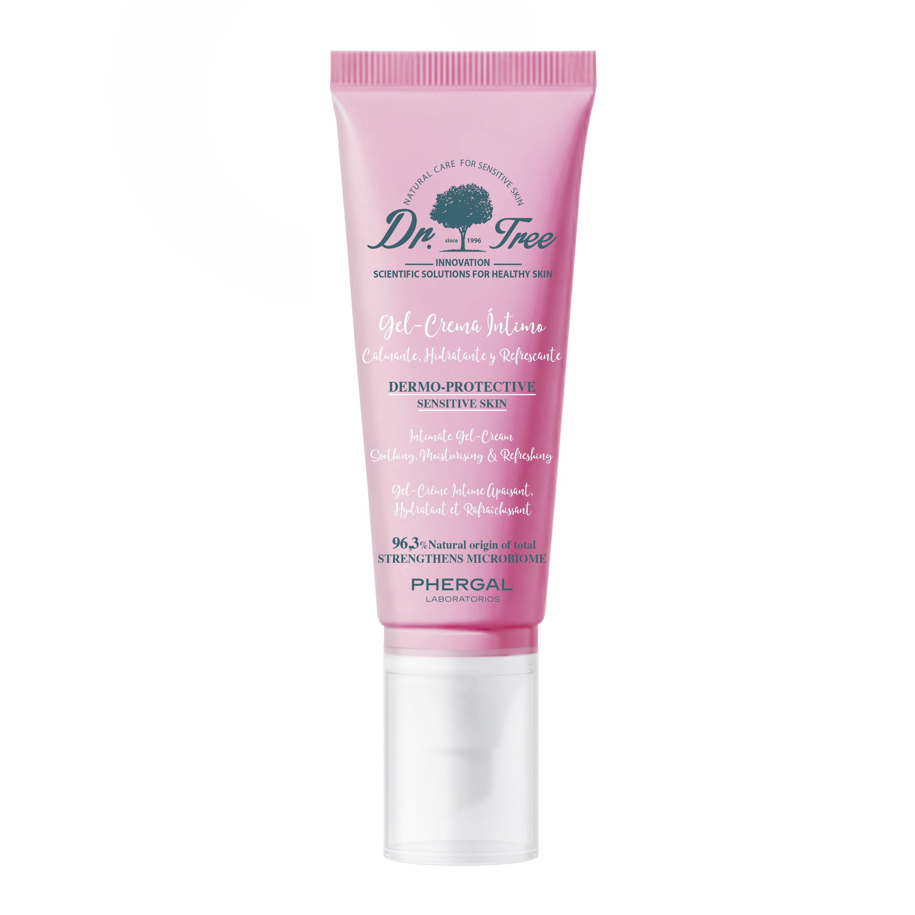 Dr. Tree | Gel Crema Íntimo | Calmante, Hidratante Y Refrescante | Bienestar y Alivio Inmediato, Confort Absoluto | 96,3% Ingredientes Naturales | Uso Externo, 50 ml