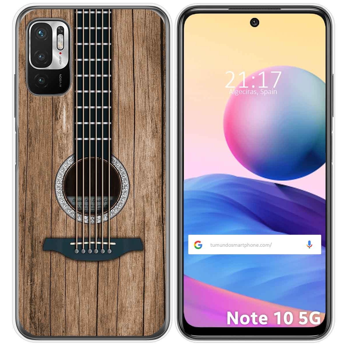 Tumundosmartphone Funda Gel Tpu para Xiaomi Redmi Note 10 5G / POCO M3 PRO 5G diseño Madera 11 Dibujos