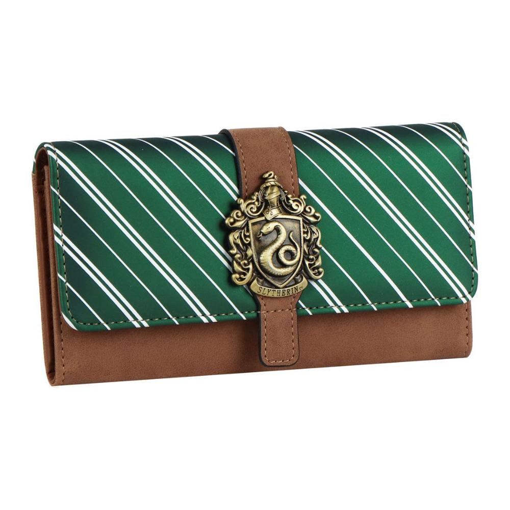 Cartera Billetera Harry Potter Slytherin Marrón Premium 83937