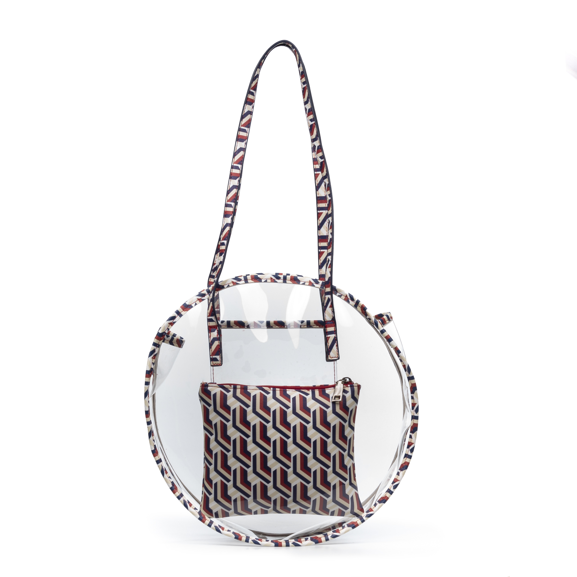 Iria Quintana. Asti Bolso de hombro Mujer.Material PVC Piel Sintética PU Estampado.