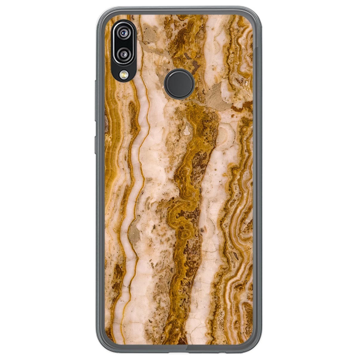 Tumundosmartphone Funda Gel Tpu para Huawei P20 Lite diseño Mármol 10 Dibujos