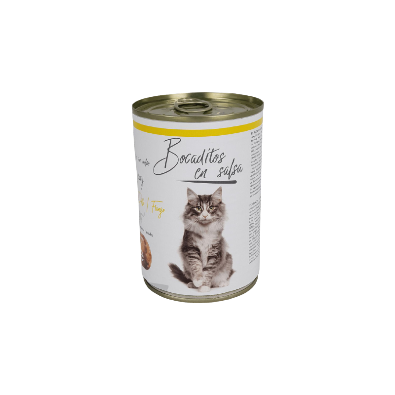 Bocaditos En Salsa Cat Pollo 415 gr