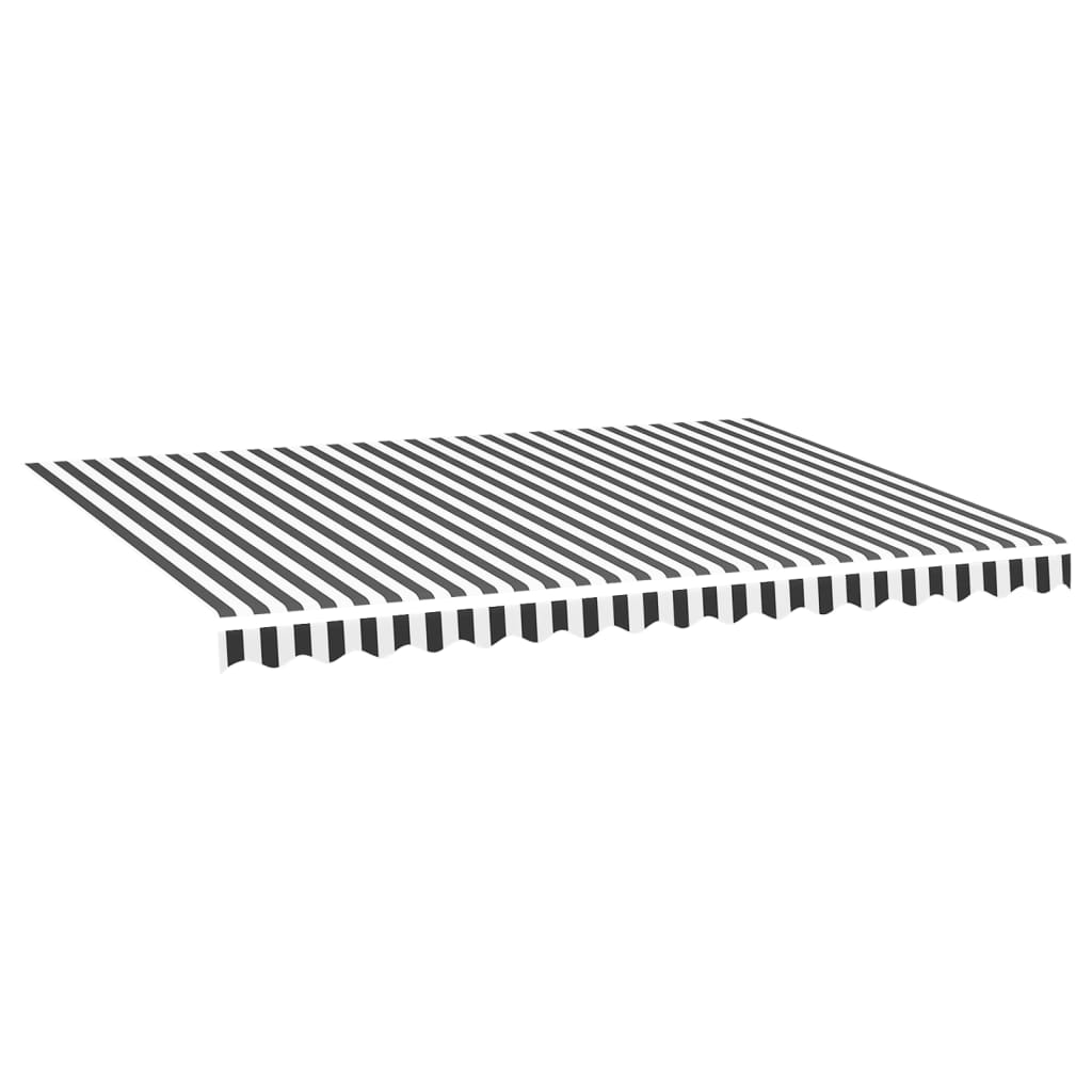 Vidaxl Toldo de Lona 4x3 M Sin Estructura Protección Rayos UV Antracita