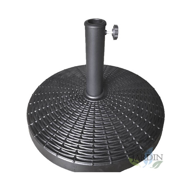 SUINGA Base Soporte Universal para Sombrillas de Jardin | Pie Sombrilla 52 cm, Ø 38/48 mm | Soporte para Sombrillas Universal