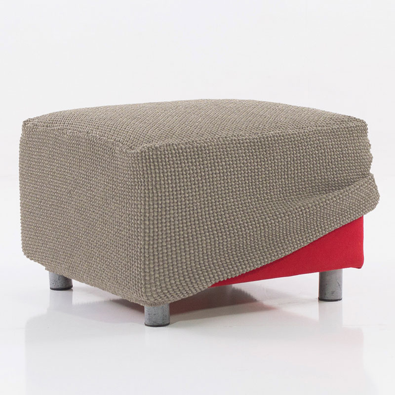 MAXIFUNDAS FUNDAS DE SOFA & CHAISE LONGUE - Funda de Puff Relive Elástica