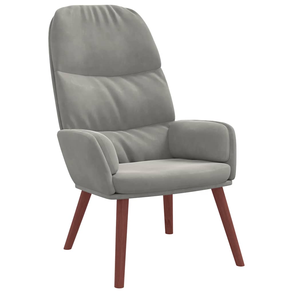 vidaXL Sillón reclinable de terciopelo Multicolor