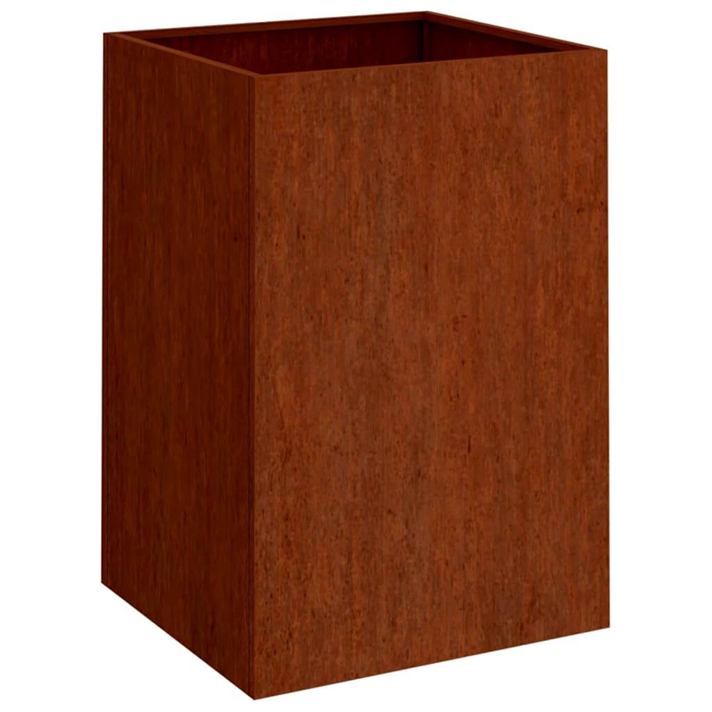 vidaXL Jardinera de acero corten 52x48x75 cm